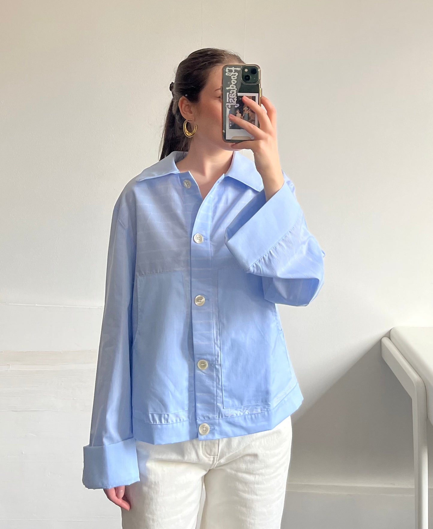 Chemise rayée en coton