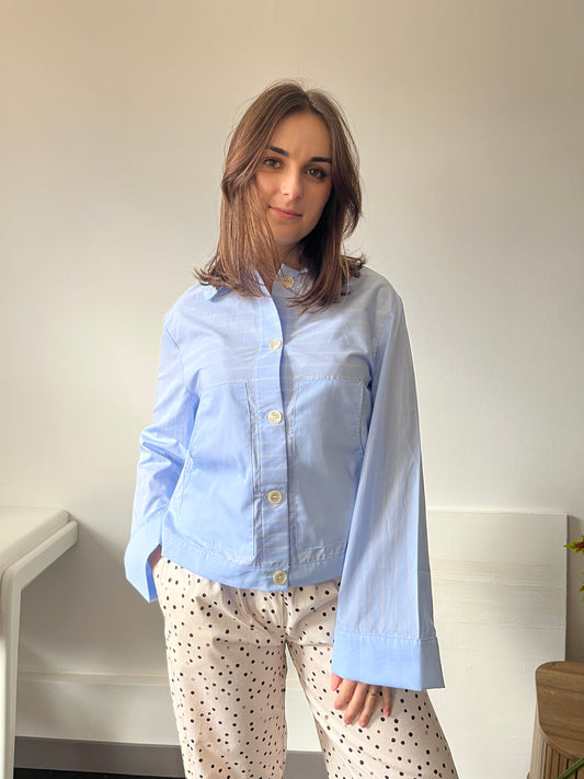 Chemise rayée en coton